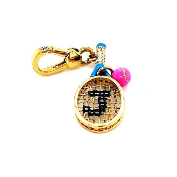 Juicy Couture Tennis Racket/Ball Charm - Picture 1 of 6